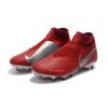 Nike Phantom Vision Elite DF FG Rojo Plata